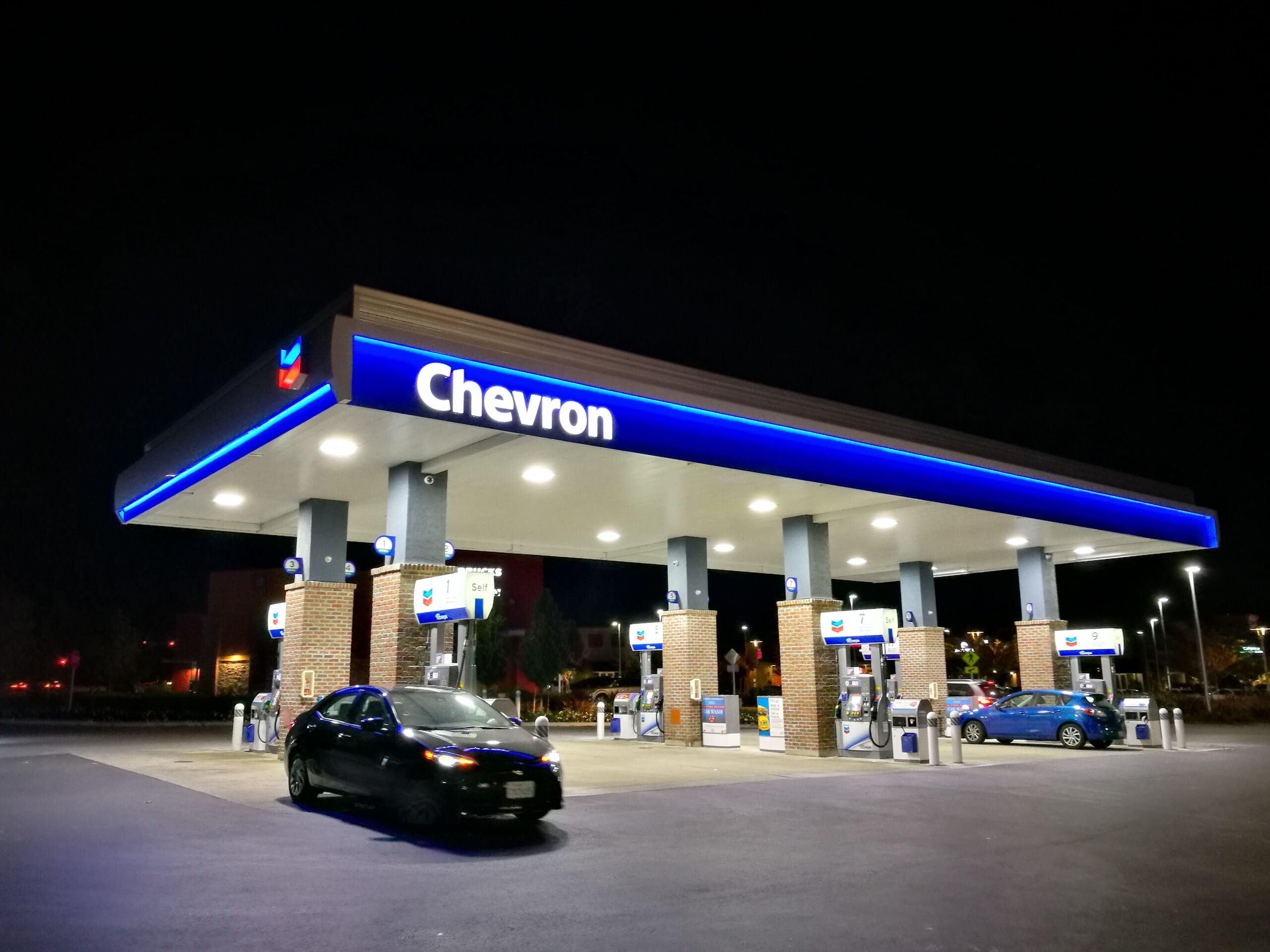 California gas station